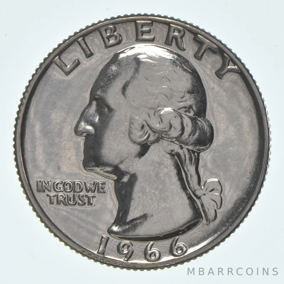 1966 Washington Quarter SMS