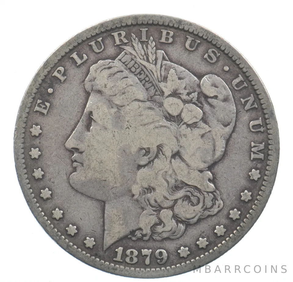 Early - 1879 Morgan Silver Dollar - 90% US Coin *818