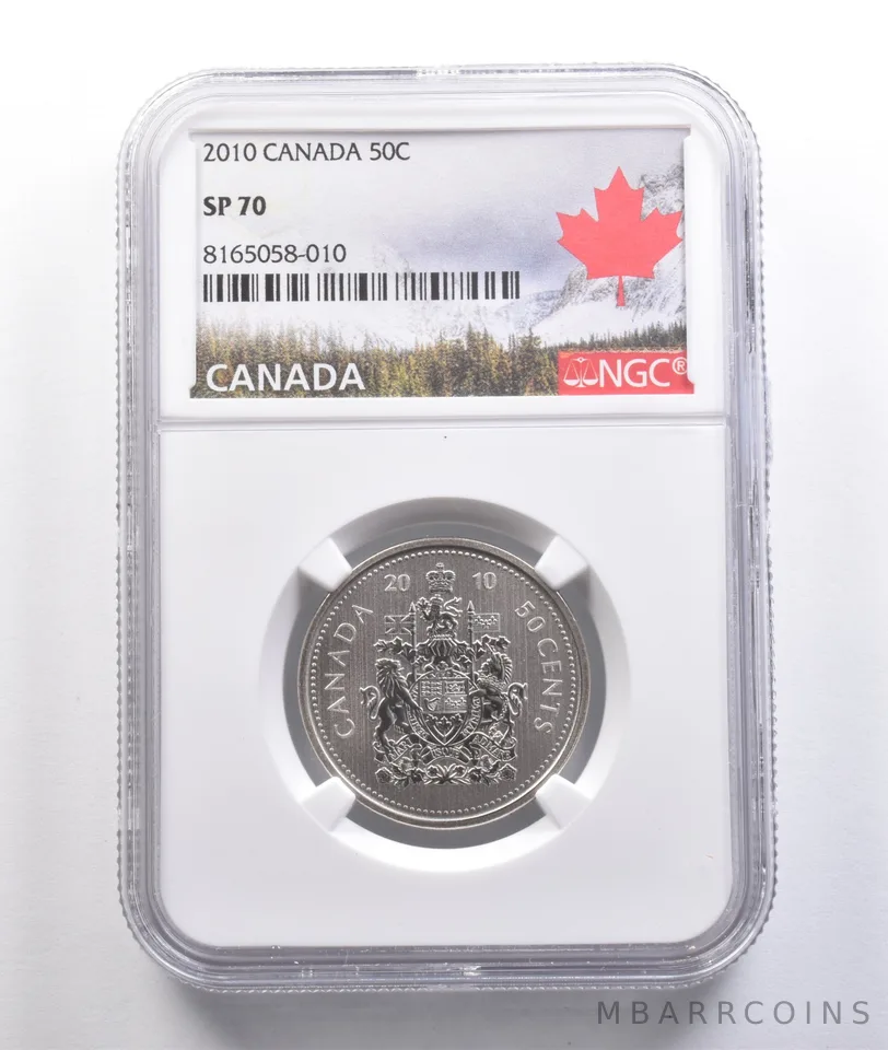 2010 Canada 50 Cents SP70 NGC *6896