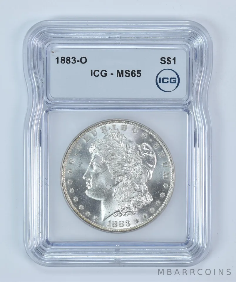 1883-O Morgan Silver Dollar MS65 ICG
