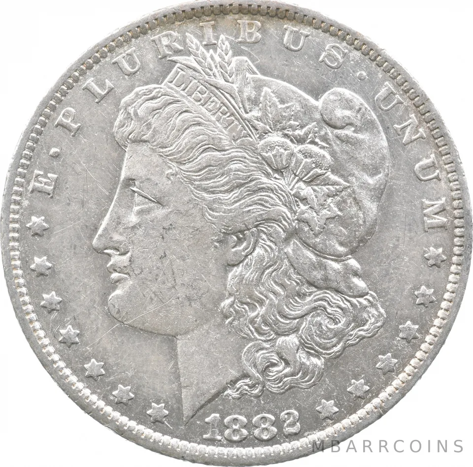 1882-O/O Morgan Silver Dollar VAM 7 a5867
