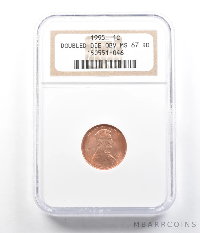 1995 Lincoln Memorial Cent Doubled Die Obverse MS67 RD NGC *6304