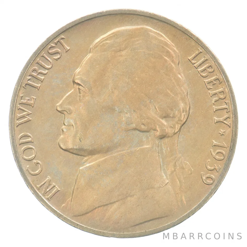1939-D Jefferson Nickel Beautiful Tone *7176