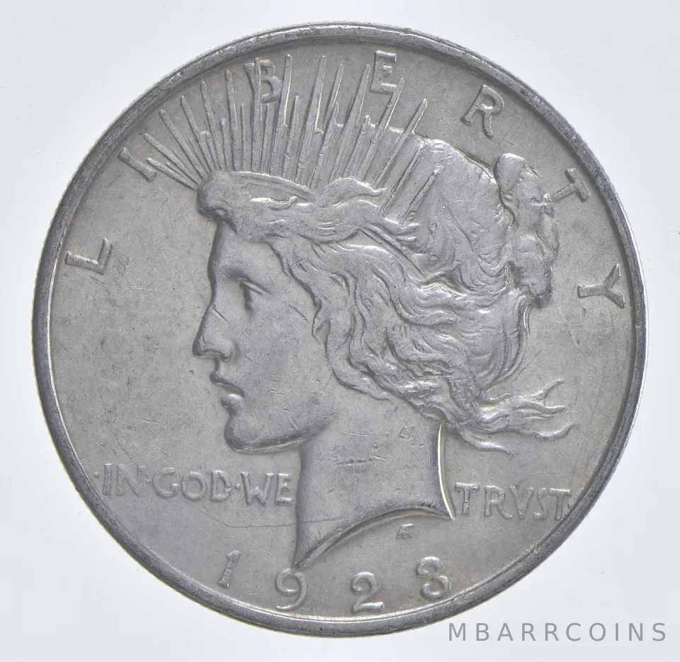 Better - 1923-D Peace Silver Dollar - 90% US Coin *646