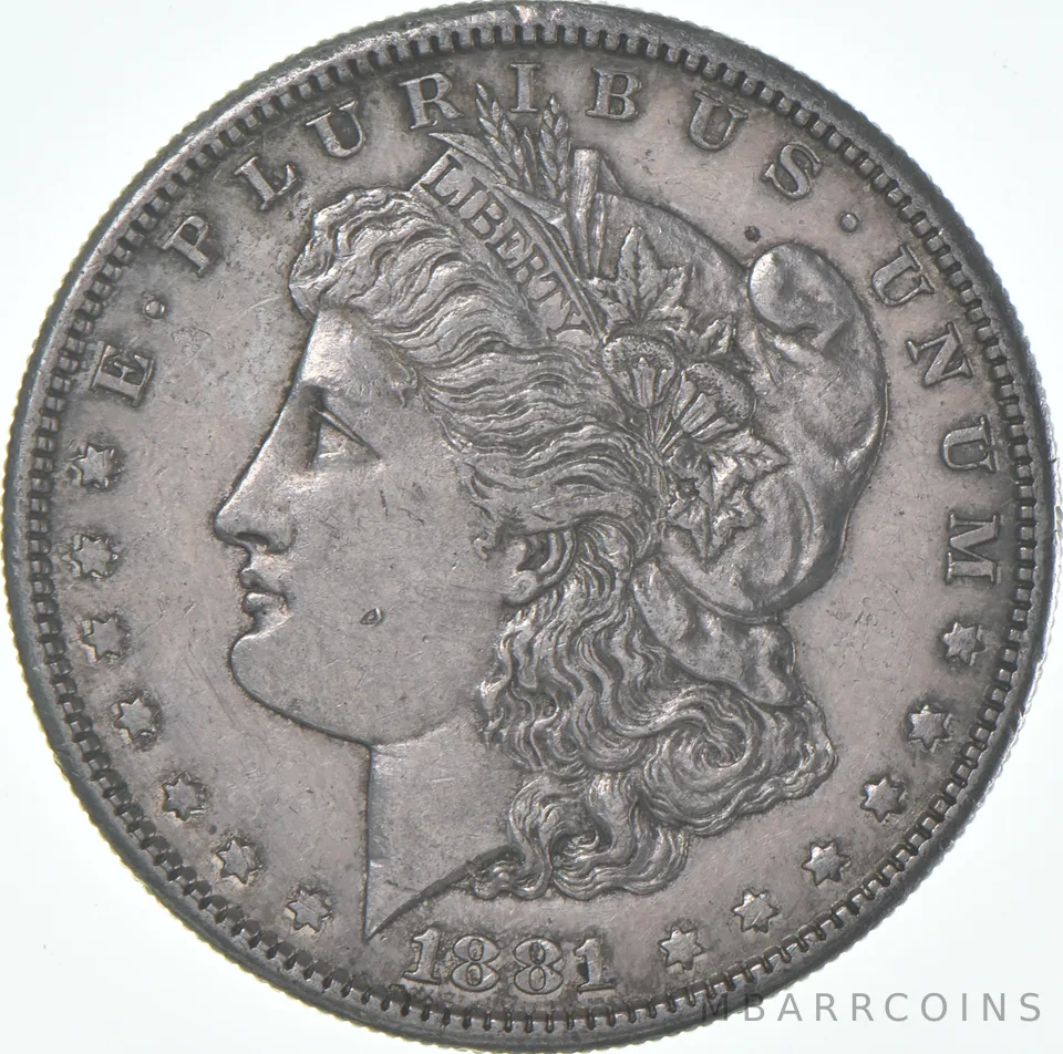 XF 1881-S Morgan Silver Dollar (1 coin)