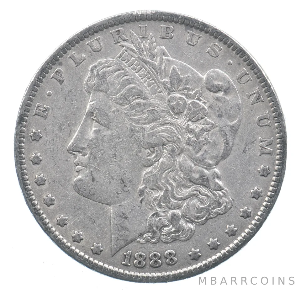 Early - 1888 Morgan Silver Dollar - 90% US Coin *025
