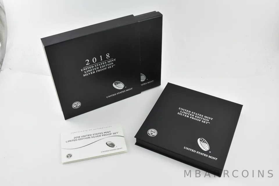 OGP 2018 Limited Edition Silver Proof Set BOX & COA - NO COINS