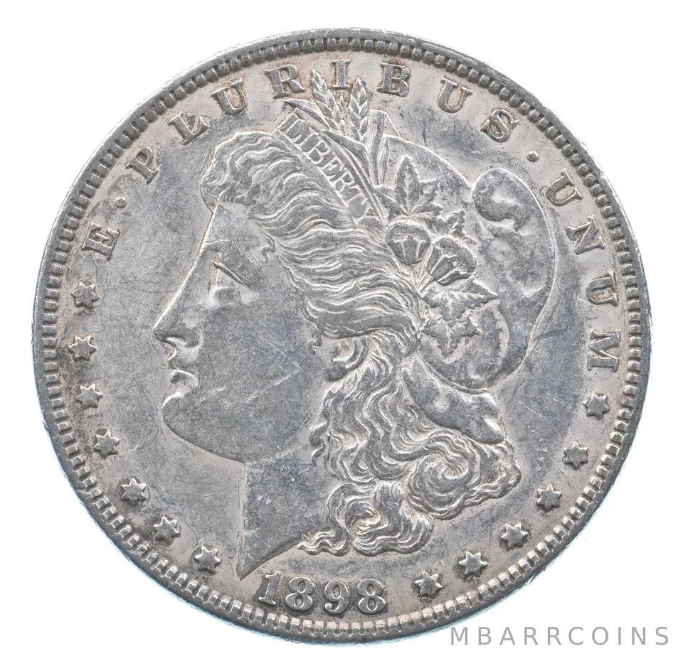 Better 1898 Morgan Silver Dollar - 90% US Coin - Nice Coin *571