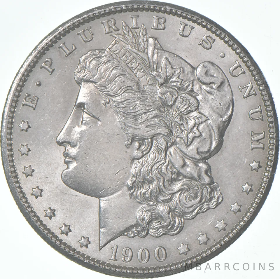 AU+ 1900-O Morgan Silver Dollar (1 coin)