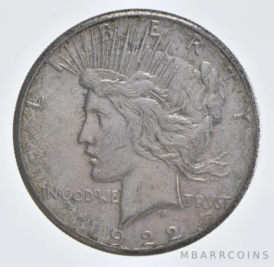Better - 1922-S Peace Silver Dollar - 90% US Coin *640