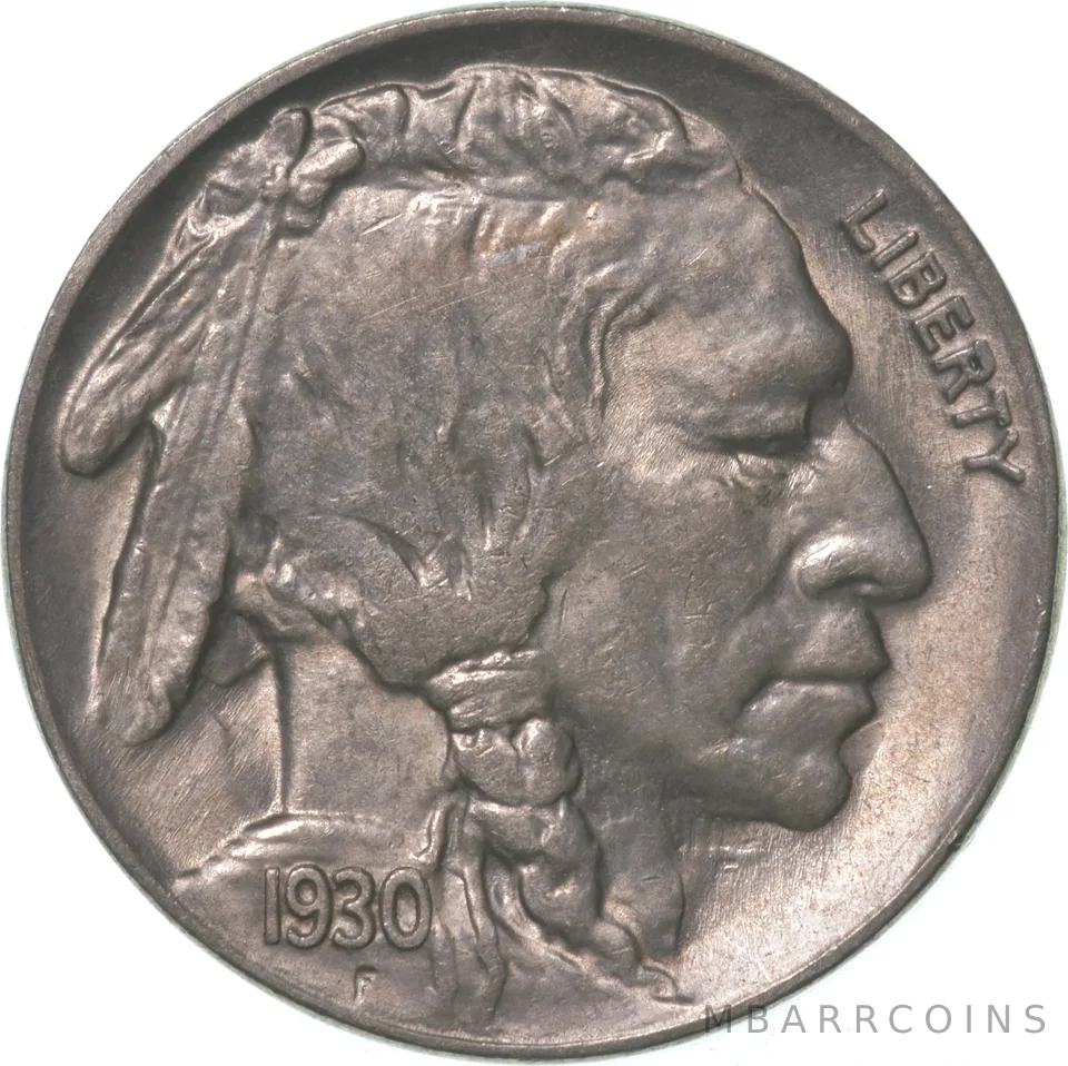 1930-S Indian Head Buffalo Nickel a8270