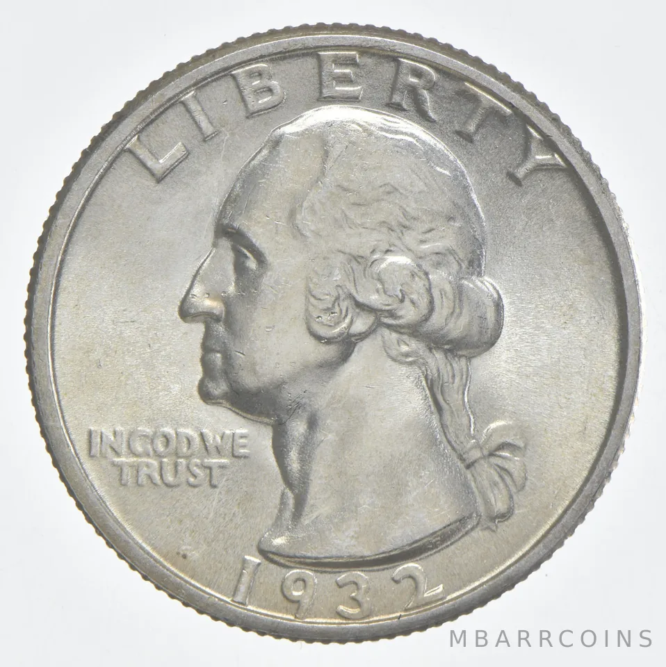 1932 (P) BU Washington Quarter Silver