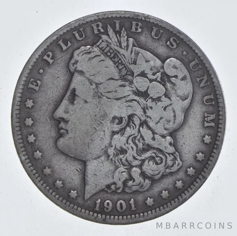 Early - 1901-O Morgan Silver Dollar - 90% US Coin *848