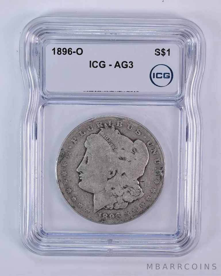 1896-O Morgan Silver Dollar AG3 ICG Lowball