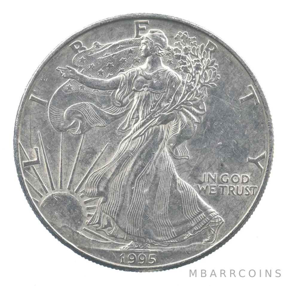 Better Date 1995 American Silver Eagle 1 Troy Oz .999 Fine Silver *870