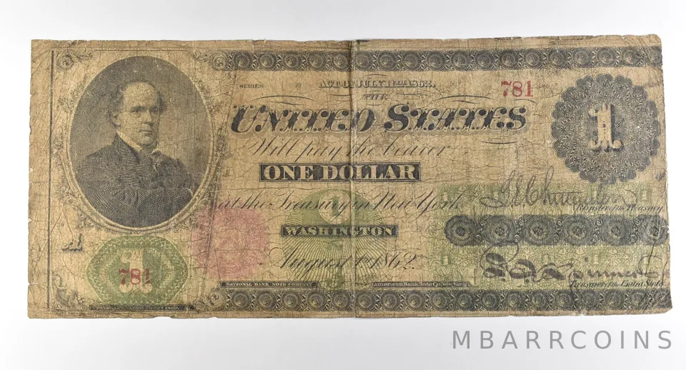 1862 $1 Legal Tender Large Note *3041