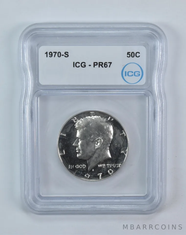1970-S Kennedy Half Dollar PR67 ICG