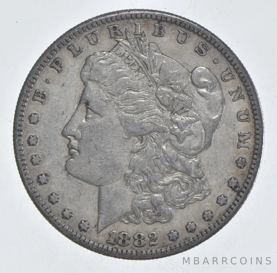 Better 1882-S Morgan Silver Dollar - 90% US Coin - Nice Coin *493
