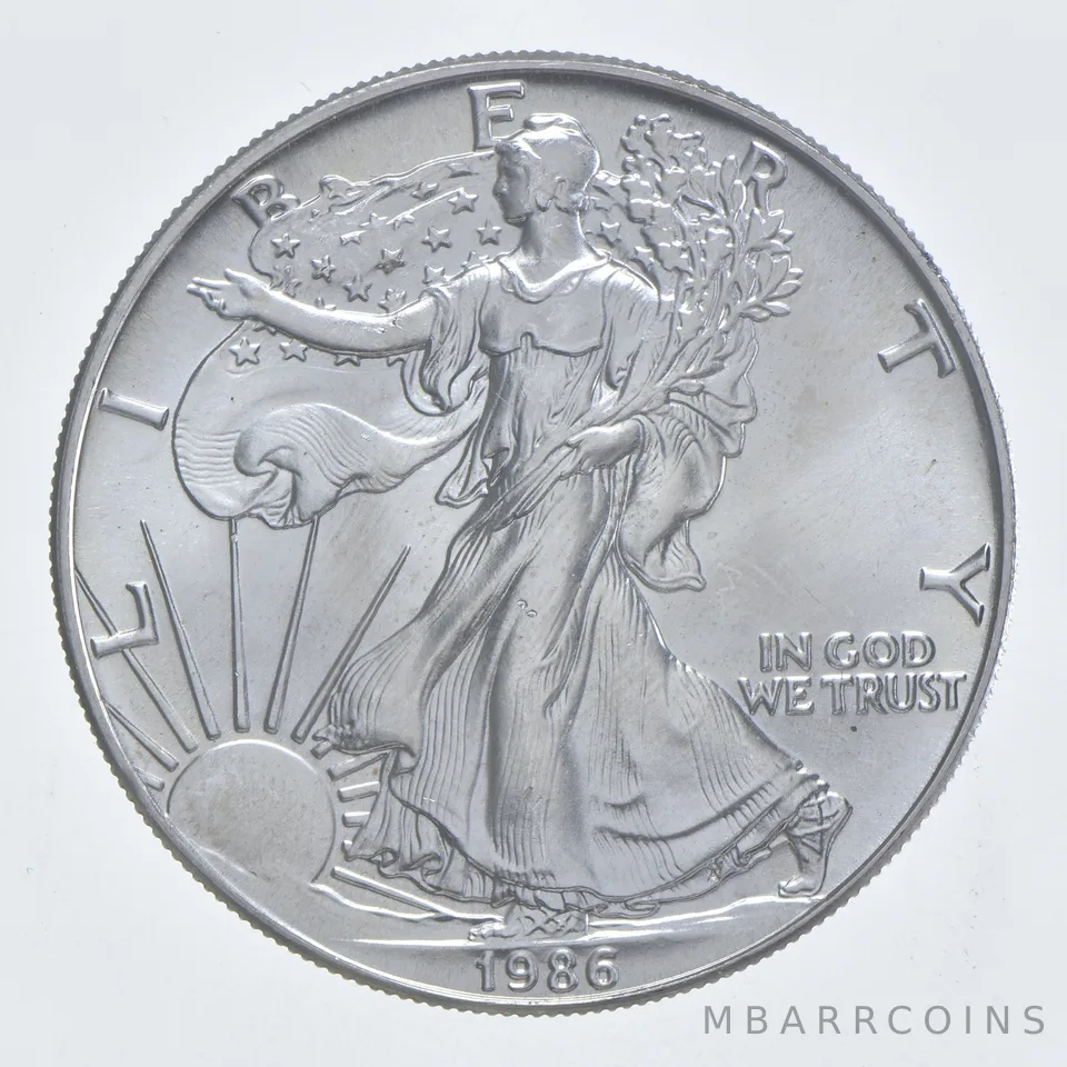 Better Date 1986 American Silver Eagle 1 Troy Oz .999 Fine Silver *217