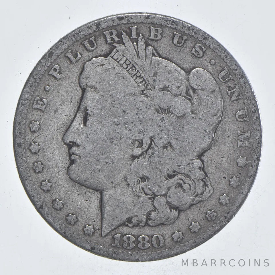 Early - 1880 Morgan Silver Dollar - 90% US Coin *994