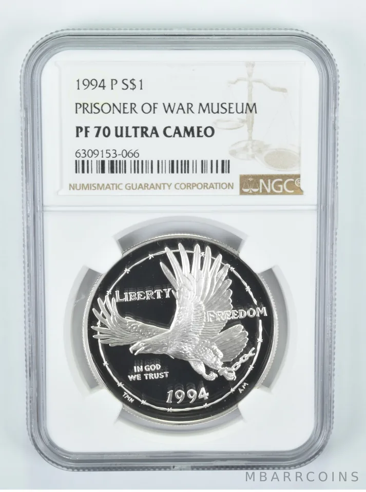 1994-P POW Vietnam Prisoner of War Commemorative Proof Dollar PF70 NGC