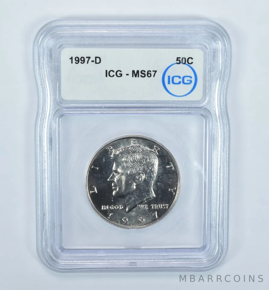 1997-D Kennedy Half Dollar MS67 ICG
