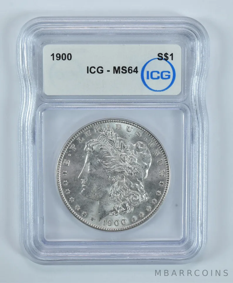 1900 Morgan Silver Dollar MS64 ICG
