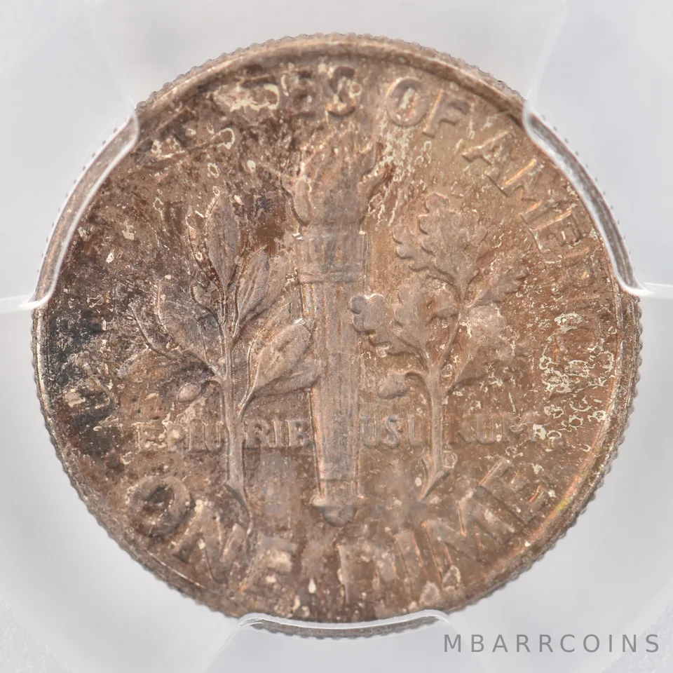 1964 Roosevelt Dime MS64 FB PCGS Beautiful Tone *0799