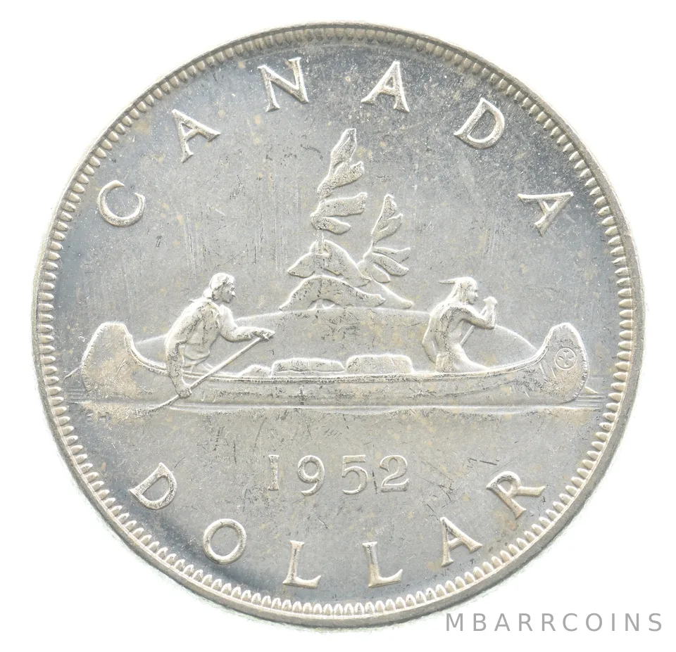 1952 Canada 1 Dollar Silver *4064