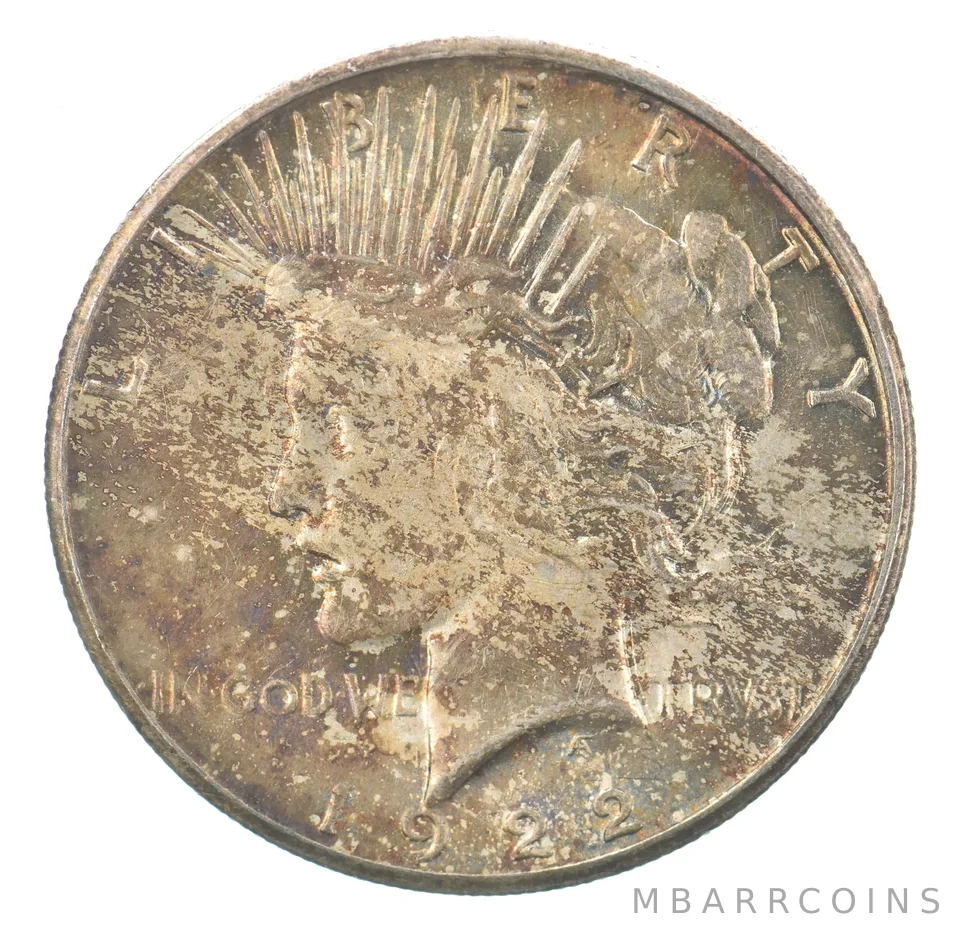 1922-S Peace Silver Dollar Beautiful Tone *7608