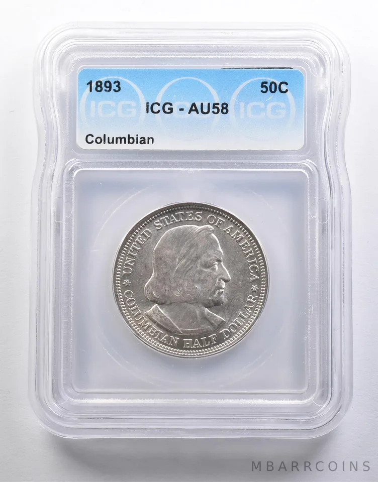 1893 Columbian Exposition Half Dollar AU58 ICG *6569
