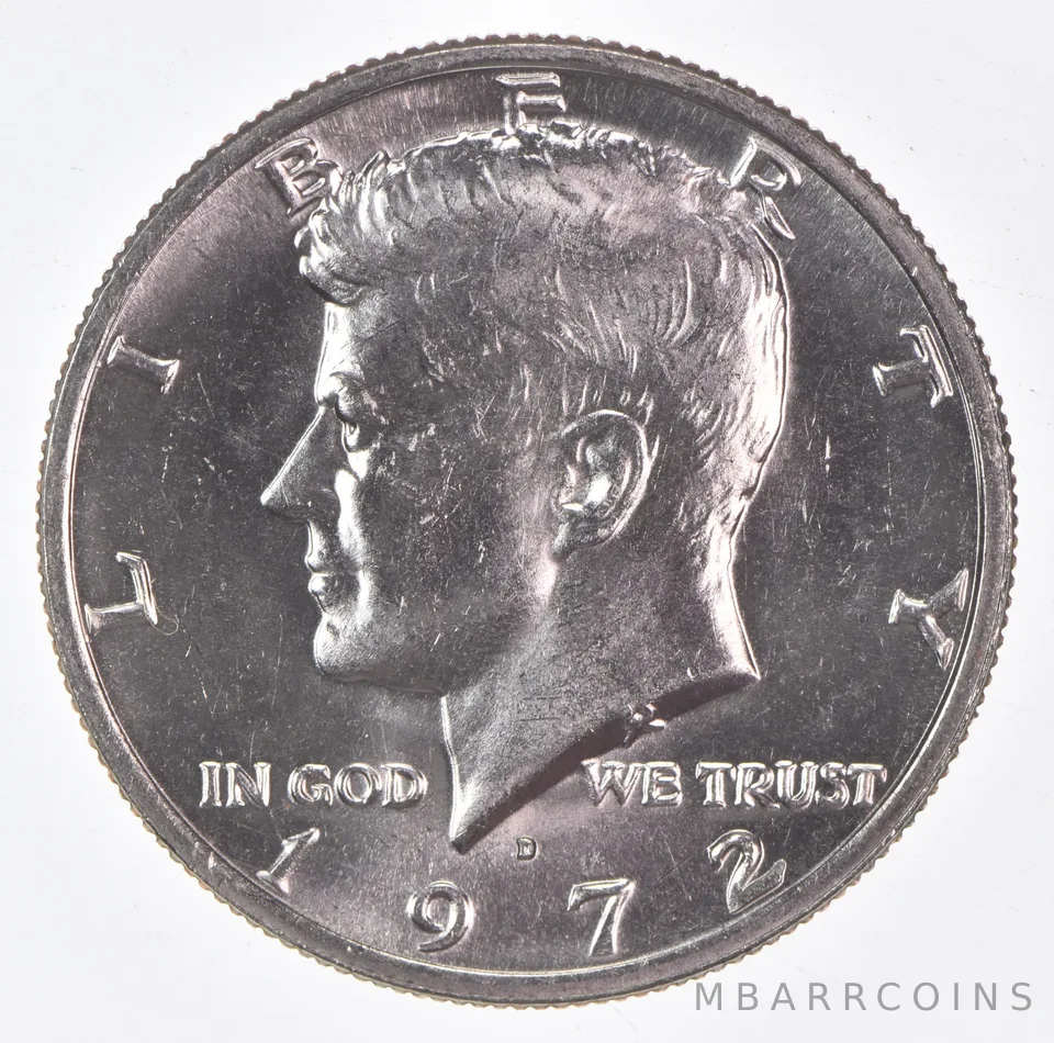1972-D Kennedy Half Dollar Clad Unc