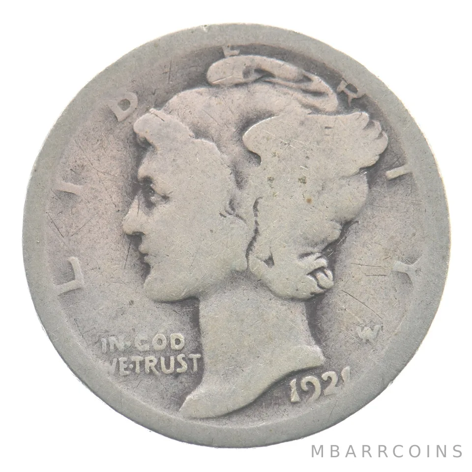 1921-D Mercury Dime *4511
