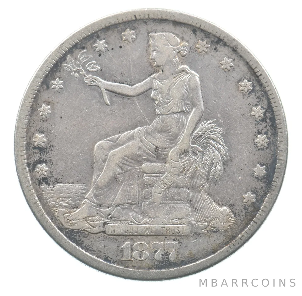 1877-S Seated Liberty Trade Dollar *9446