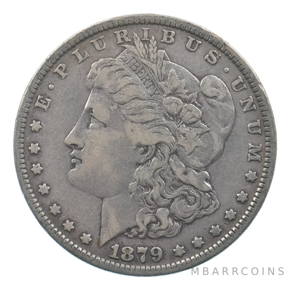 Early - 1879 Morgan Silver Dollar - 90% US Coin *833
