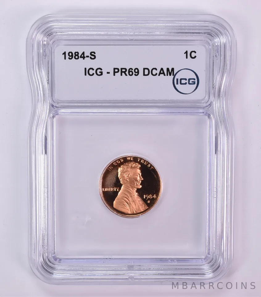 1984-S Lincoln Memorial Cent PR69 DCAM ICG