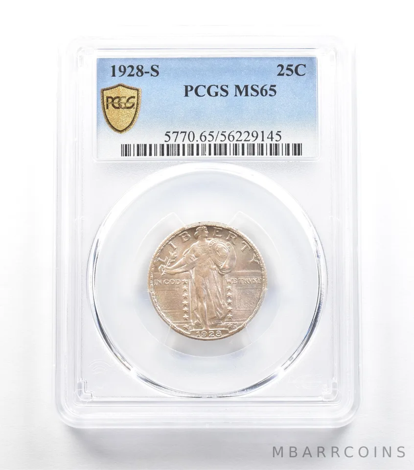 1928-S Standing Liberty Quarter MS65 PCGS *5578