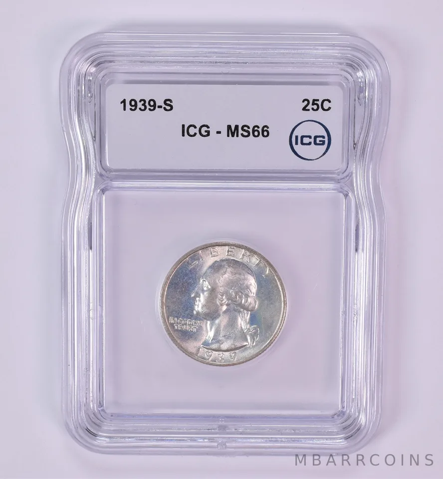 1939-S Washington Quarter MS66 ICG *1785