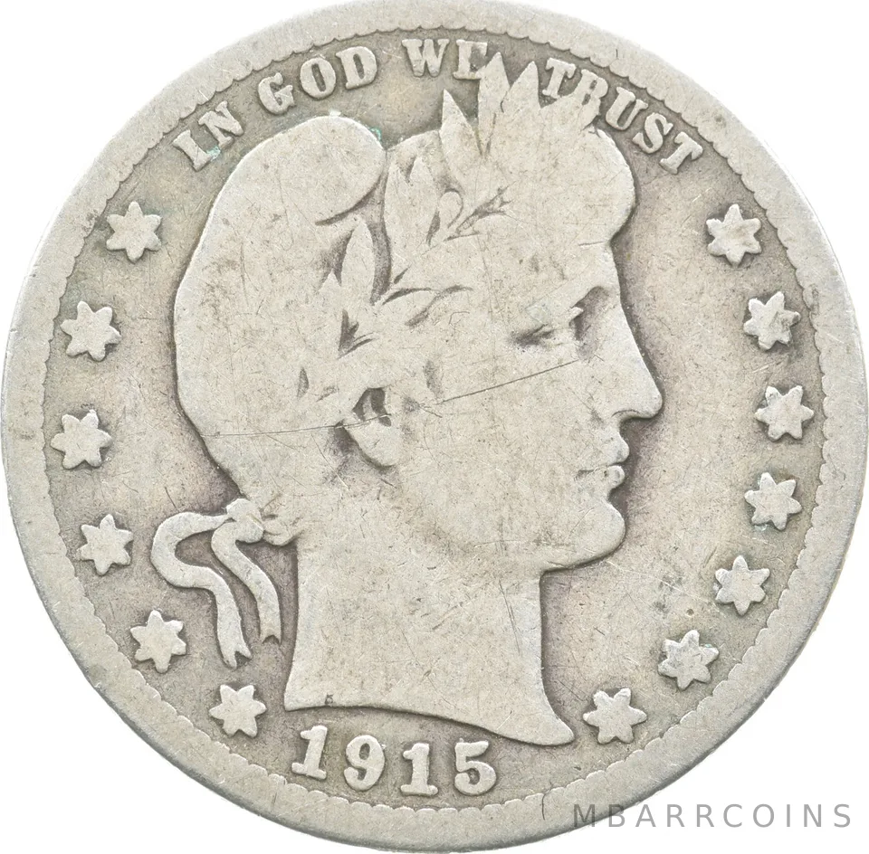 1915-S Barber Quarter a8943