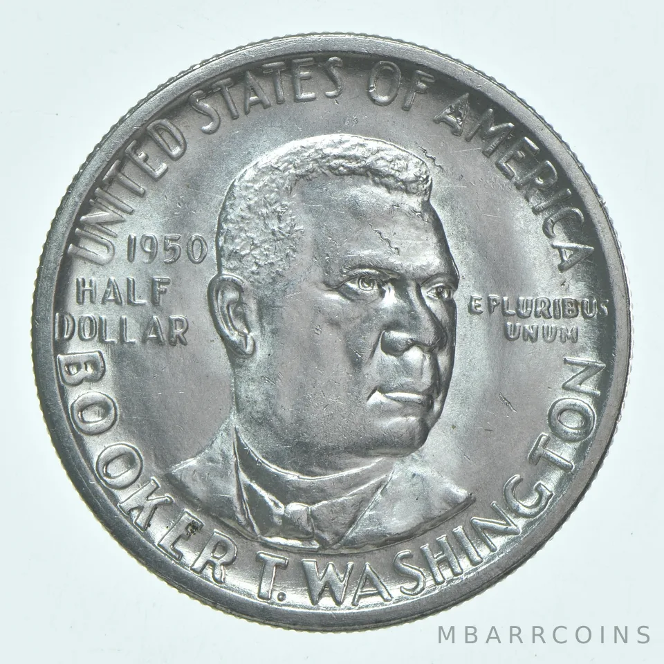 1950-S Booker T Washington Commemorative Half Dollar *9311