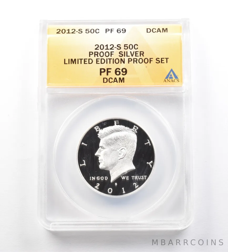 2012-S Kennedy Half Dollar Limited Edition Set PF69 DCAM ANACS *4600