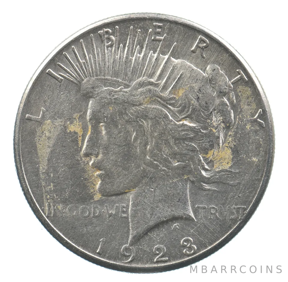 Early - 1923-S Peace Silver Dollar - 90% US Coin *476
