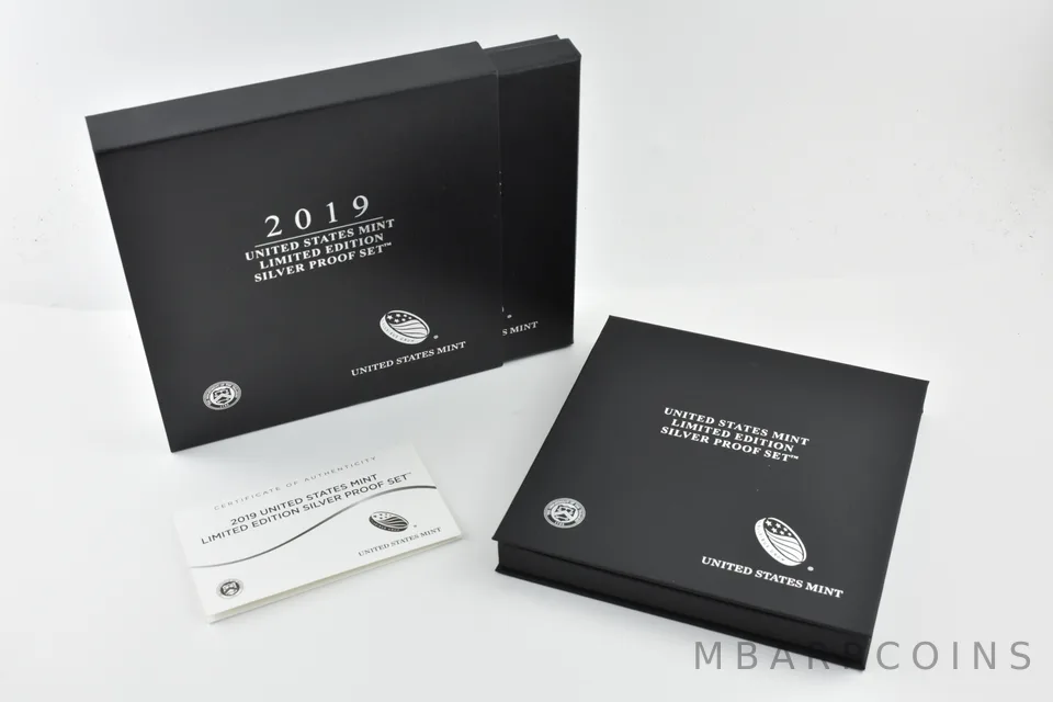 OGP 2019 Limited Edition Silver Proof Set BOX & COA - NO COINS