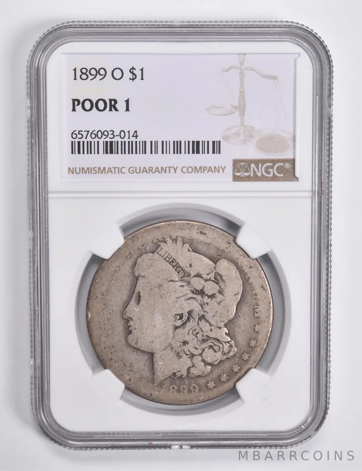 POOR 1 1899-O Morgan Silver Dollar NGC Lowball Low Ball *4629