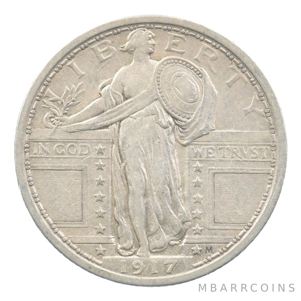 1917 Standing Liberty Quarter Type 1 *6135