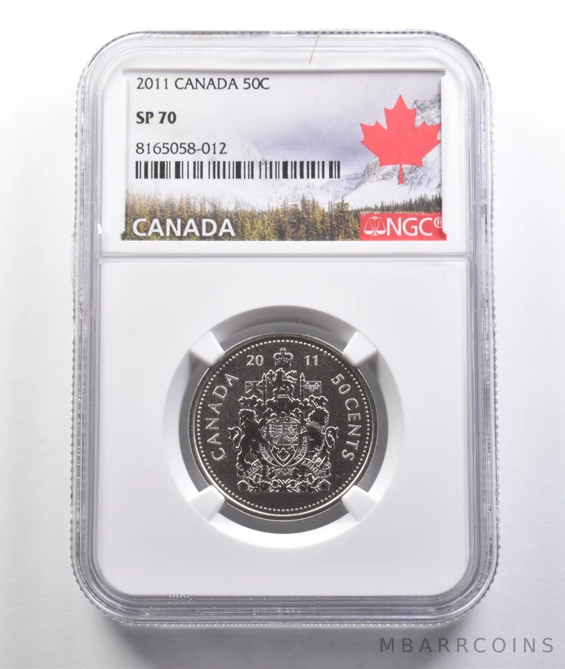 2011 Canada 50 Cents SP70 NGC *6906