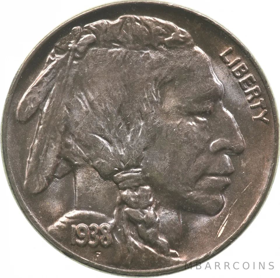 1938-D Indian Head Buffalo Nickel a9401