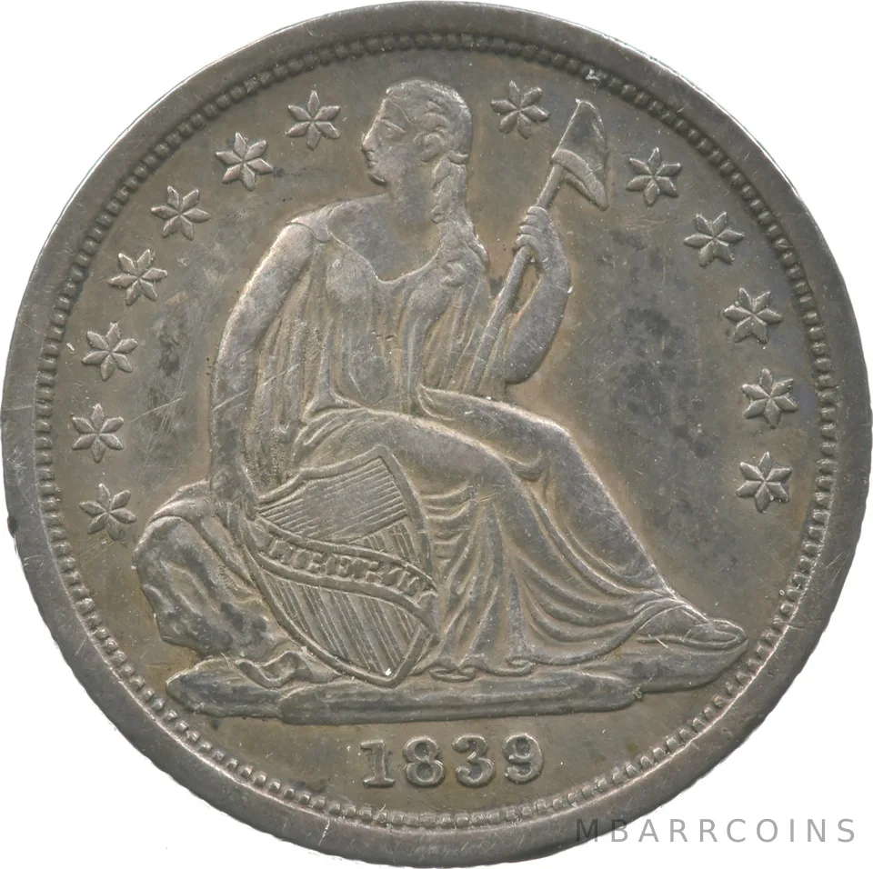 1839 Seated Liberty Dime *6902