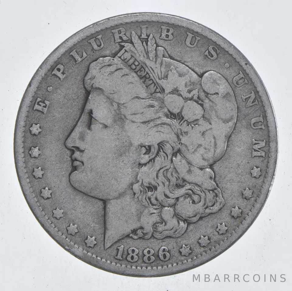 Early - 1886-O Morgan Silver Dollar - 90% US Coin *865