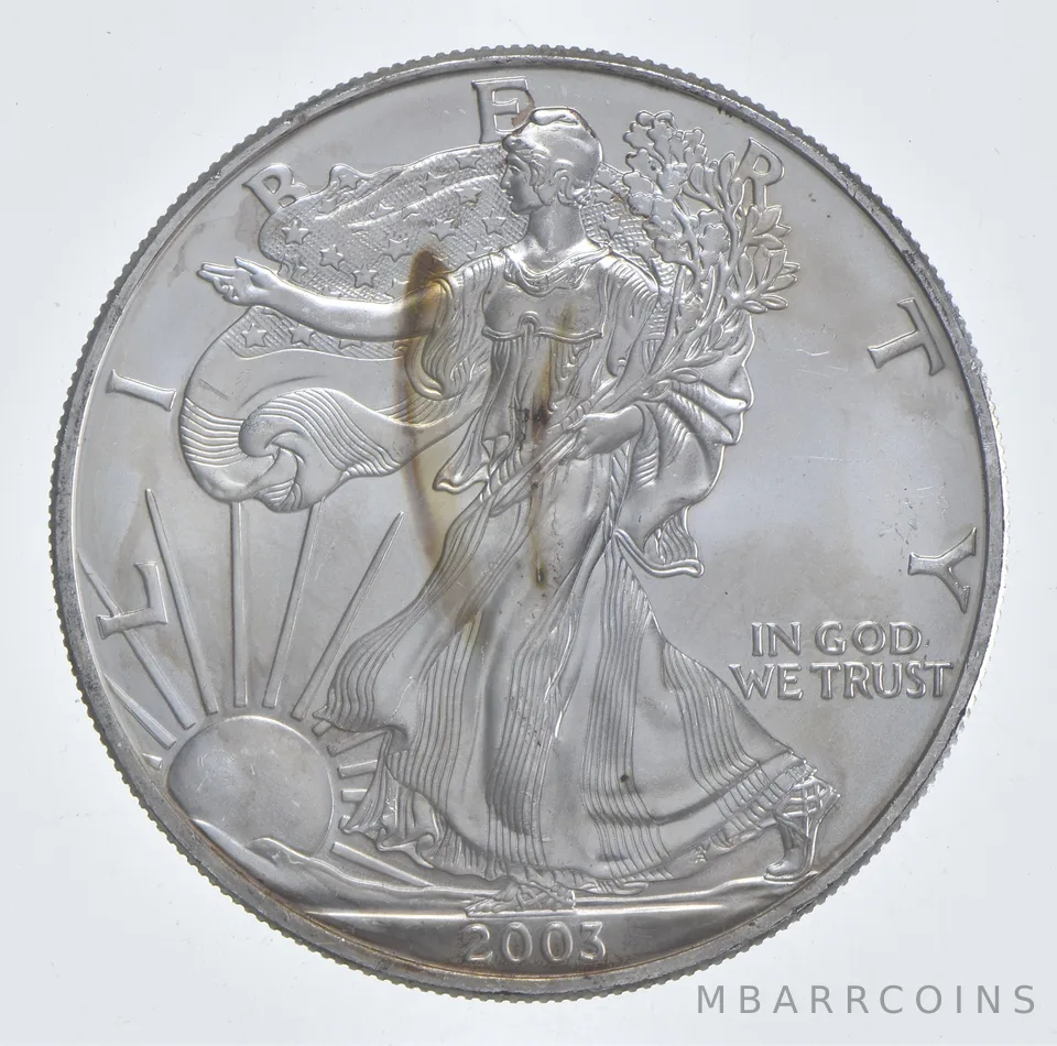 Better Date 2003 American Silver Eagle 1 Troy Oz .999 Fine Silver *576